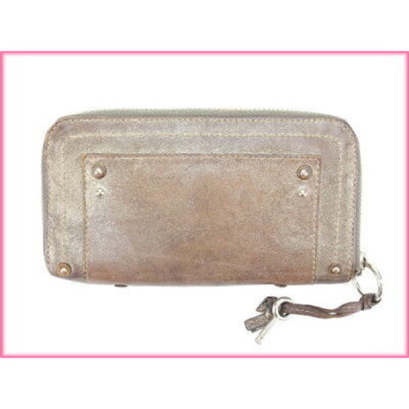 Chloe Paddington long Wallet padlock Bron White - Picture 2 of 6